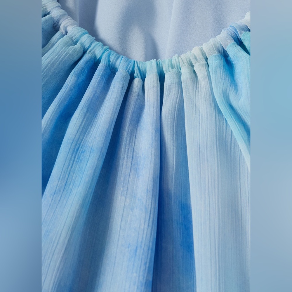 Mango ruffles chiffon dress - Picture 7 of 8
